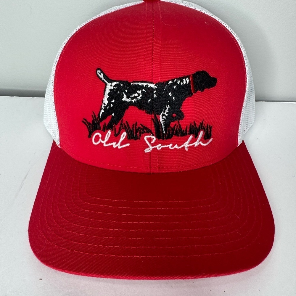 Old South Pointer Trucker Hat Red - New